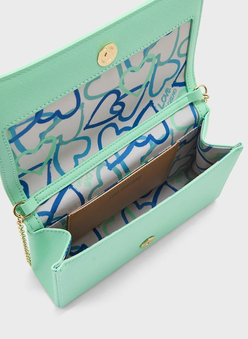 Love Moschino MINT PU-MULTICOLOUR NYLON MINT PU-MULTICOLOUR NYLO