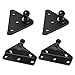 Euplokeer 10mm Ball Stud Mounting Bracket for Gas Shock Spring Strut Prop Lift Support 2pcs LType 2pcs FlatType and 16pcs Screws - Image 2