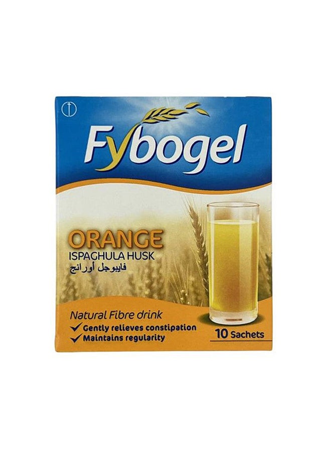 Fybogel Orange Ispaghula Husk Sachets 10's 