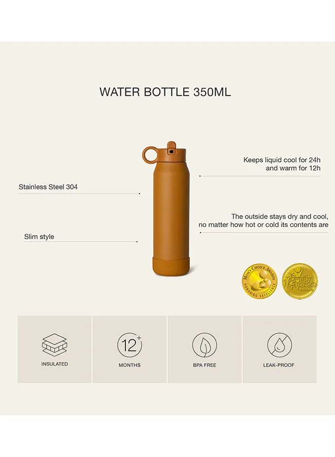 Citron Stainless Steel Water Bottle 350ml - Tiger - Insulated & Leakproof Bottle for Kids