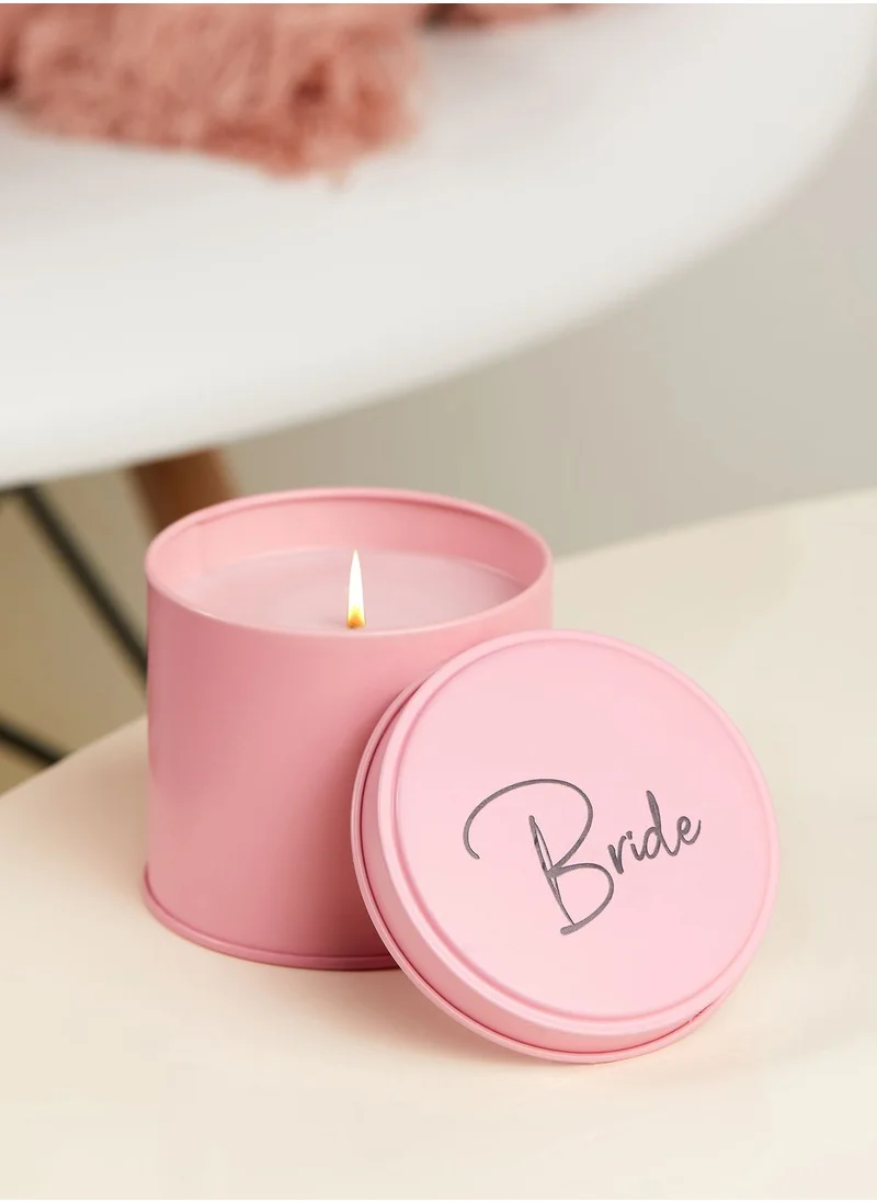 Flamingo Candles Bride Tin Candle