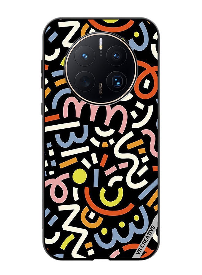 VR CREATIVE Protective Case Cover For Huawei Mate 50 Pro Vector Design Multicolour - Image 1