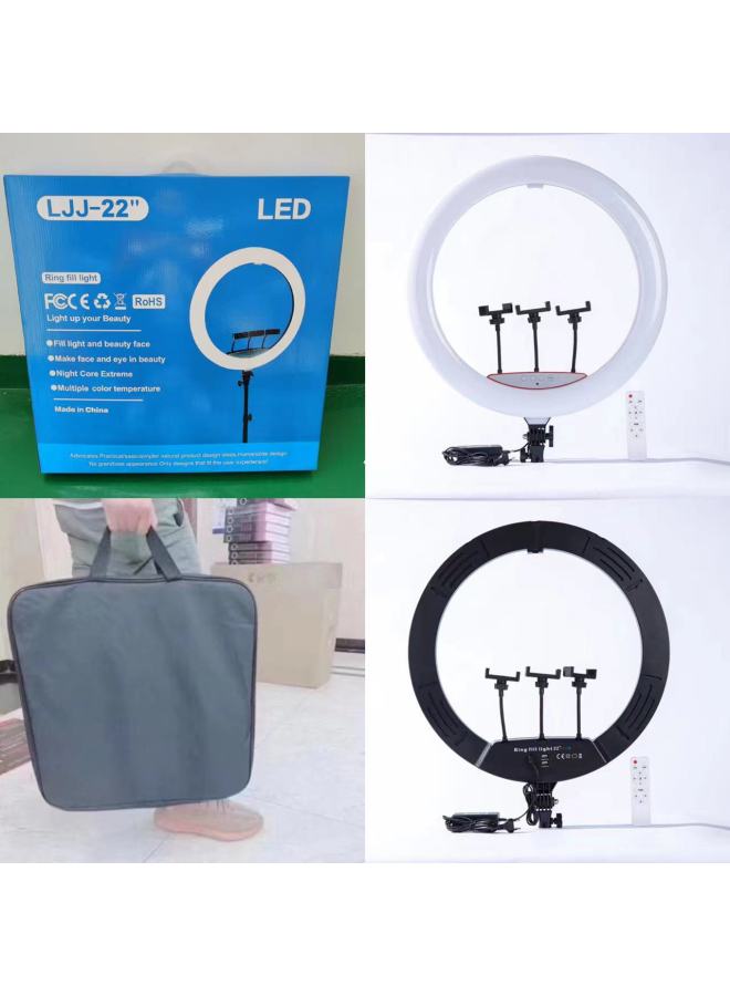general RGB Fill Light 56CM Ringlight Selfie Photography Light 45CM Anchor Light LJJ 22-inch Fill Light-Specifications:LJJ22/22-inch Three-color Light (with Bag)  - Image 1