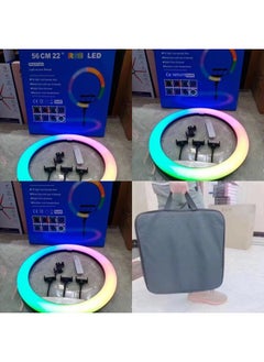 General RGB Fill Light 56CM Ringlight Selfie Photography Light 45CM Anchor Light LJJ 22-inch Fill Light-Specifications:LJJ22/22-inch Three-color Light (with Bag)  - Image 4