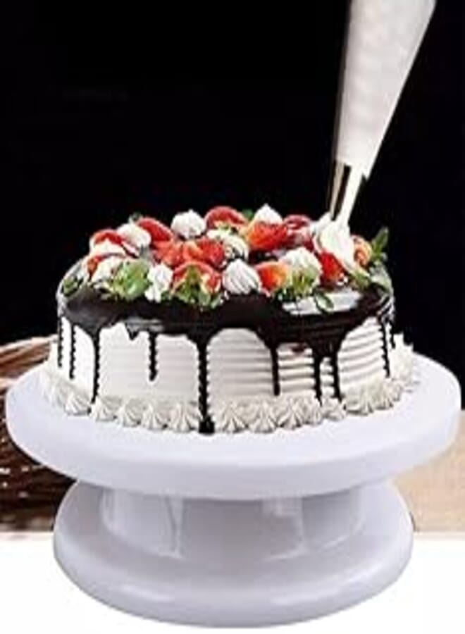 11 Inch Rolling Cake Holder Rolling Cake Topper Supplies with Non Slip Base