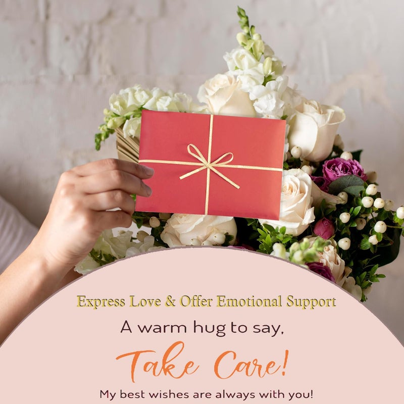 EXQUIDECA Handmade Wooden Bamboo Greeting Cards with Hearts Love for Wife Husband Girlfriend Her Him Friends Anniversary Birthday Wedding Sustainable Use - Image 5
