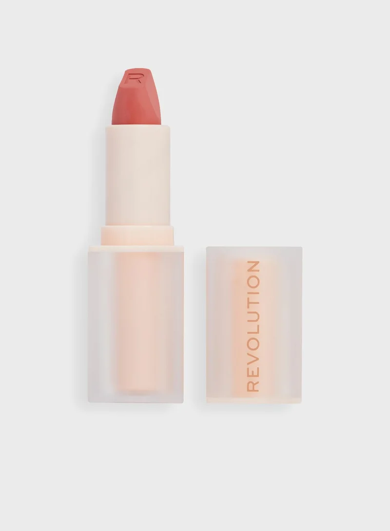 Revolution  Revolution Lip Allure Soft Satin Lipstick Brunch Pink Nude for Women | Best Price UAE