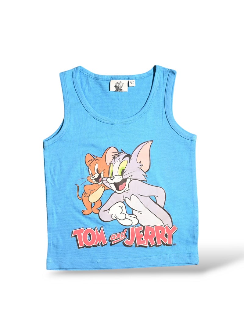 Tom And Jerry TOM & JERRY - ‬‪BOYS SLEEVELESS SHORT SET‬  - Image 2