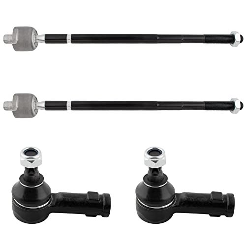 Boxi مجموعة قضبان التوجيه الداخلية والخارجية 4 قطع تناسب ميتسوبيشي أوتلاندر 2007 2008 2009 2010 2011 2012 2013 2014 2015 2016 2017 / لمتسوبيشي لانسر 2009-2017 | EV800638 ES800471 - Image 1