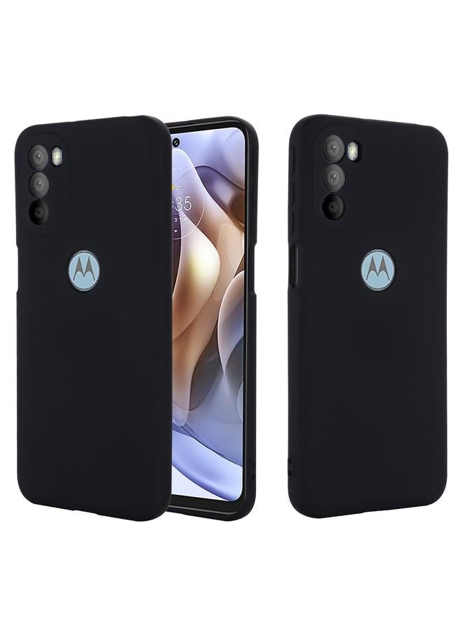 اس-توب جراب لهاتف Motorola Moto G31 / G41 4G مصنوع من السيليكون السائل بلون نقي ومضاد للصدمات وتغطية كاملة - Image 2