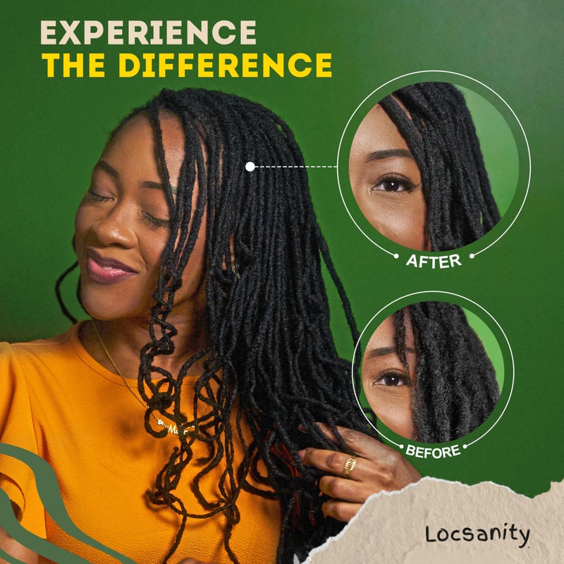 Locsanity موس تكييف وتصفيف خالي من الكحول بنكهة فاكهة العاطفة من لوكسانتي، موس للتدوير، التواء، قفل - ضفائر، لوكس، سيسترلوقس، شعر طبيعي فضفاض، برايدلوكس - Image 3
