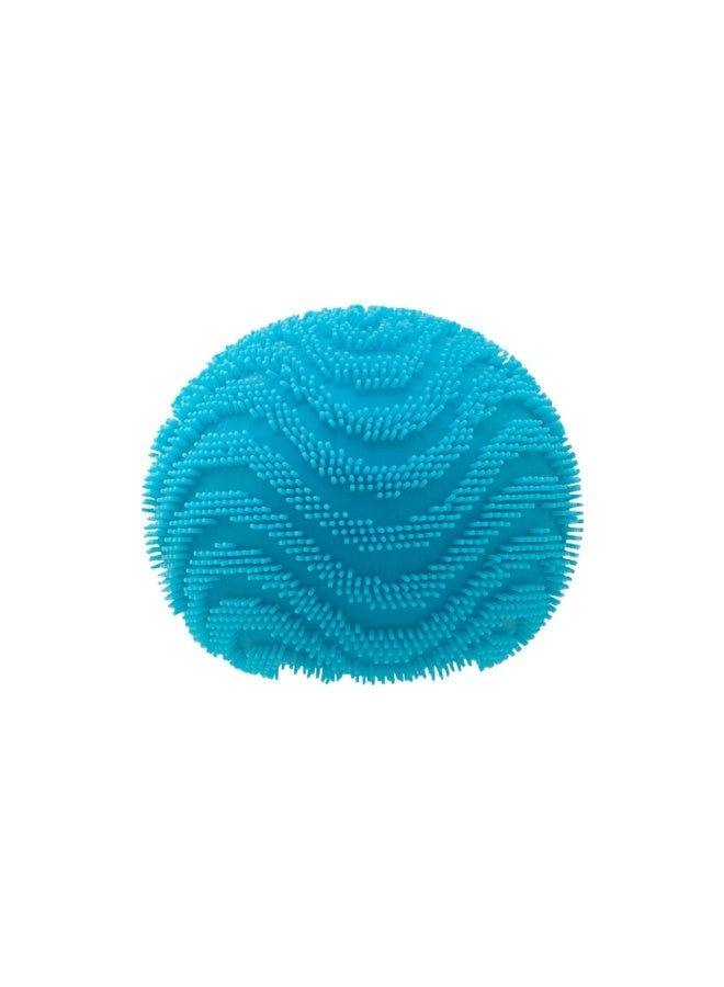 Schylling Needoh Fuzz Ball-Sensory Squeeze Toy with Super Solid Squish-Wonder Waves(Blue) - Image 1