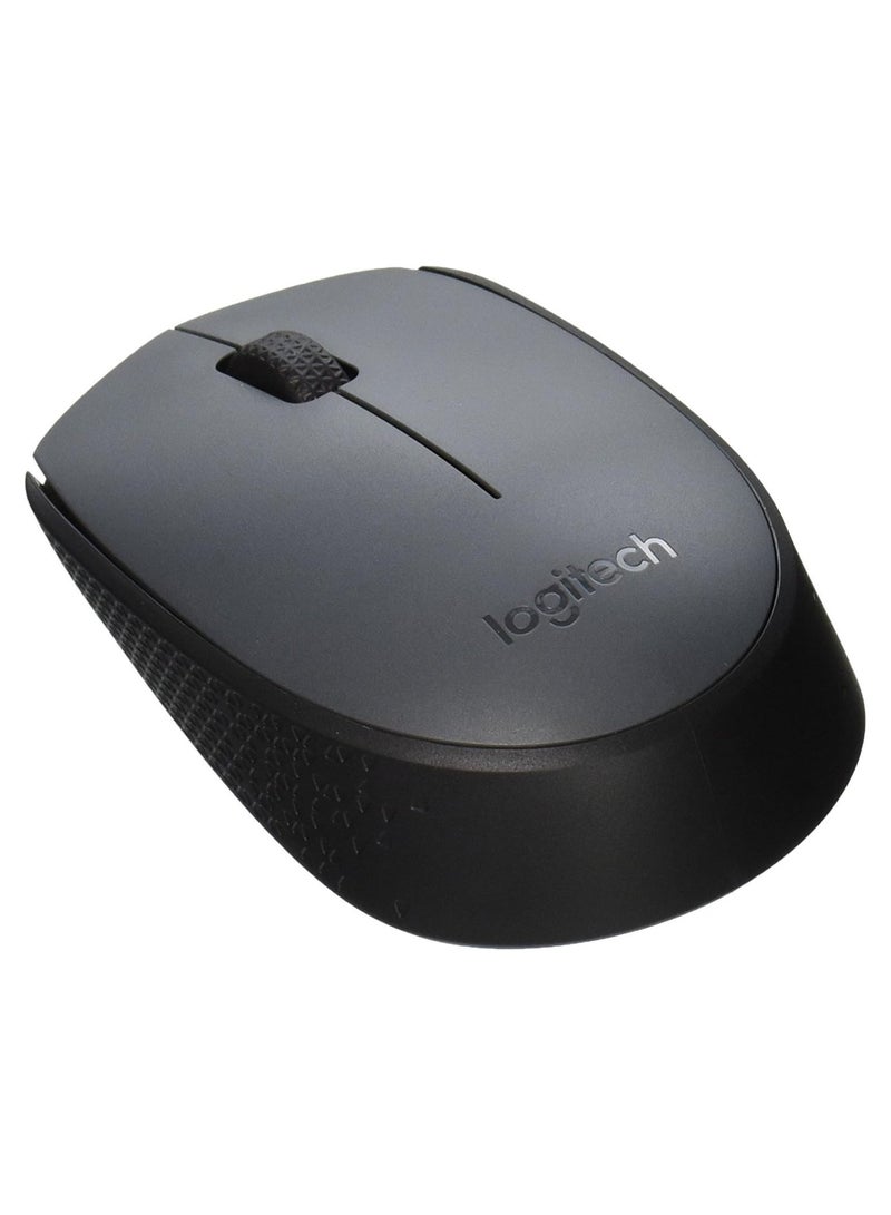 Logitech M170 Wireless Mouse 2.4 GHz with USB Mini  Grey/Black  - Image 1
