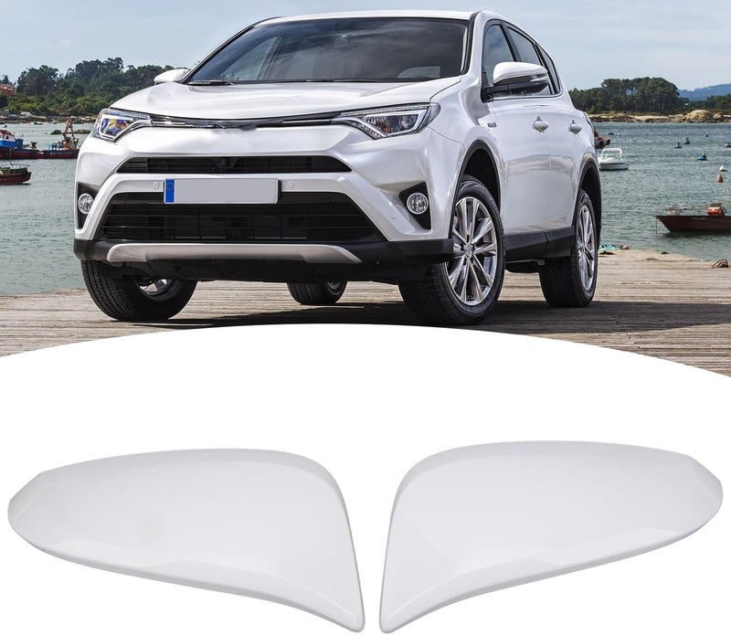 Rearview Mirror Cover Cap Left Right Side Mirror HOUSING for N280 2013-2023 Protective White Pair - Image 4