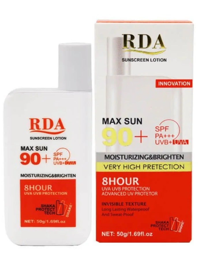 ار دي اي لوشن واقي من الشمس ماكس صن +90 / 50 جم - Image 1