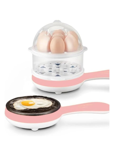 Electric Egg Cooker for 14 Eggs | Double Tier Rapid Egg Boiler for Soft, Medium, and Hard Boiled Eggs, Poached, and Scrambled Eggs | Omelets Maker and Vegetable Steamer