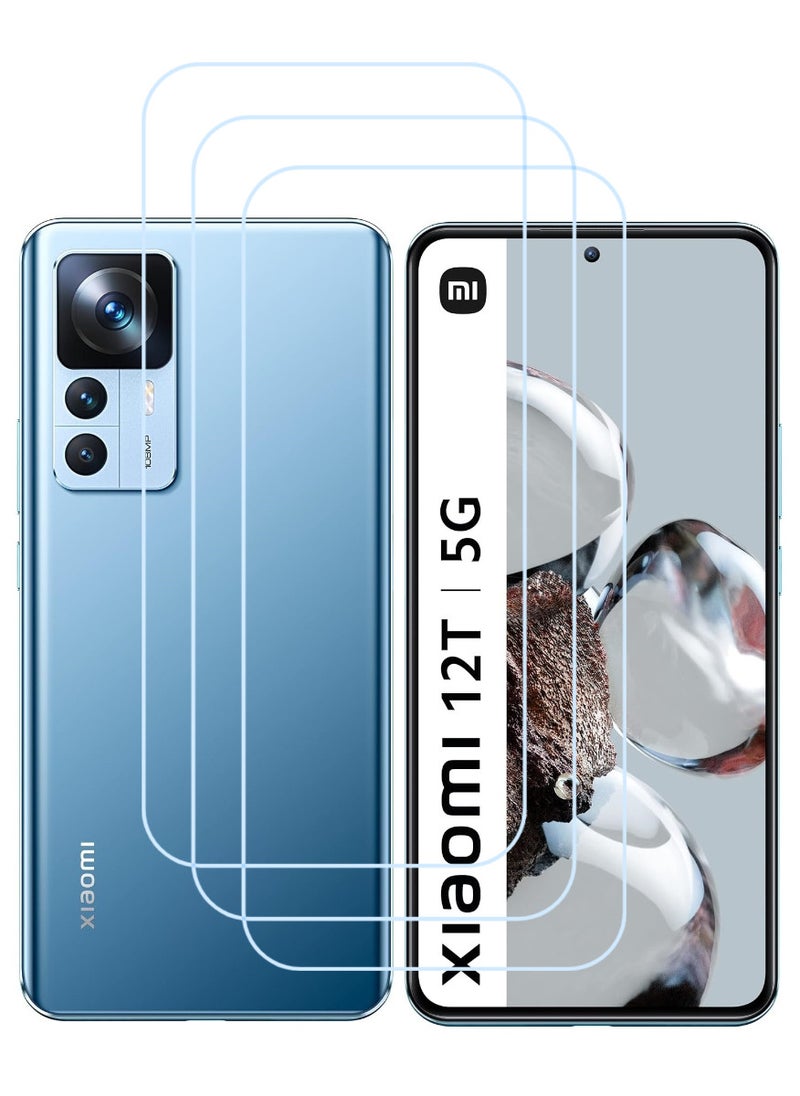 ACLIX 3 Pieces Antistatic ESD Dustproof Premium Quality High Definition Clear Tempered Glass Screen Protector Designed For Xiaomi 12T - Image 1