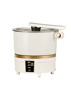 Generic Multifunctional Electric Cooker 2-in-1 Hot Pot & Frying Pan – 750W Non-Stick Portable Cooker with Lid, 2L Stainless Steel, Compact for Dorm, Travel, Office & Small Kitchen Use (White)  - Image 1