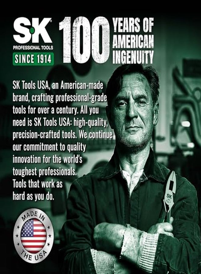 SK Tools USA 11-Inch Extra Long Nose Pliers, Needle Nose Pliers, High Carbon Steel, Straight Tip, Comfortable Vinyl Handles for Anti-slip Grip - Image 4