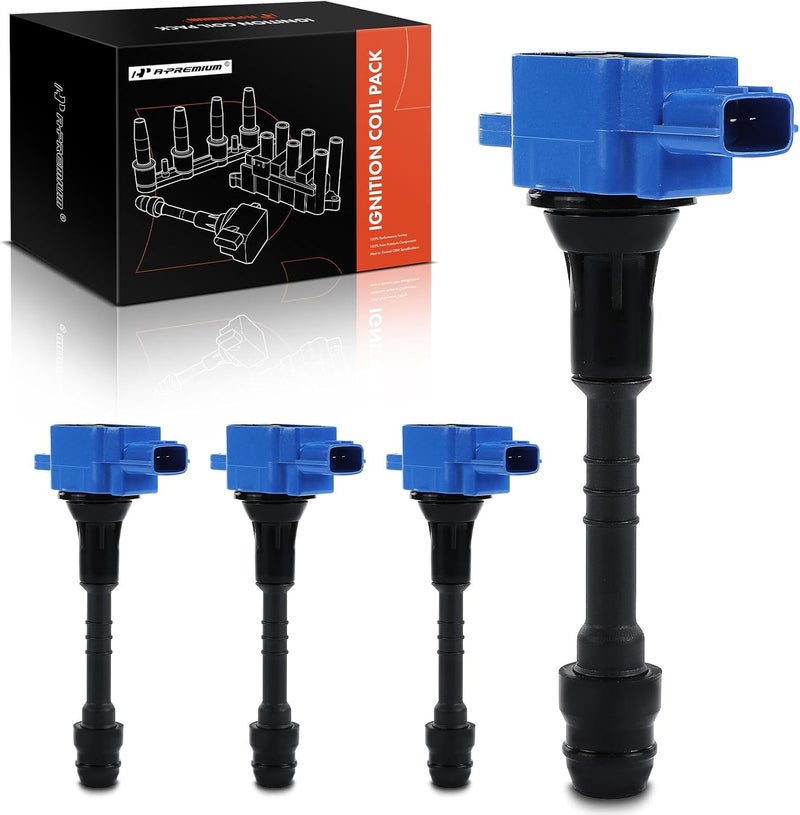 A-Premium Ignition Coil Set for Nissan Sentra 1.8L - Image 1