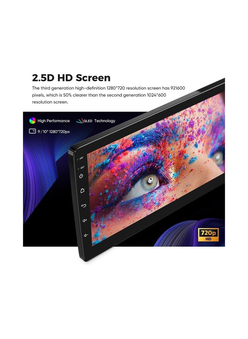 SHEZA STAR ستيريو سيارة أندرويد لـ GMC Yukon Tahoe Suburban 2007-2012 Chevrolet Silverado 2010-2013 1GB RAM 32GB ROM 9 بوصة MirrorLink WiFi BT، شاشة تعمل باللمس IPS مع كاميرا AHD متضمنة - Image 3