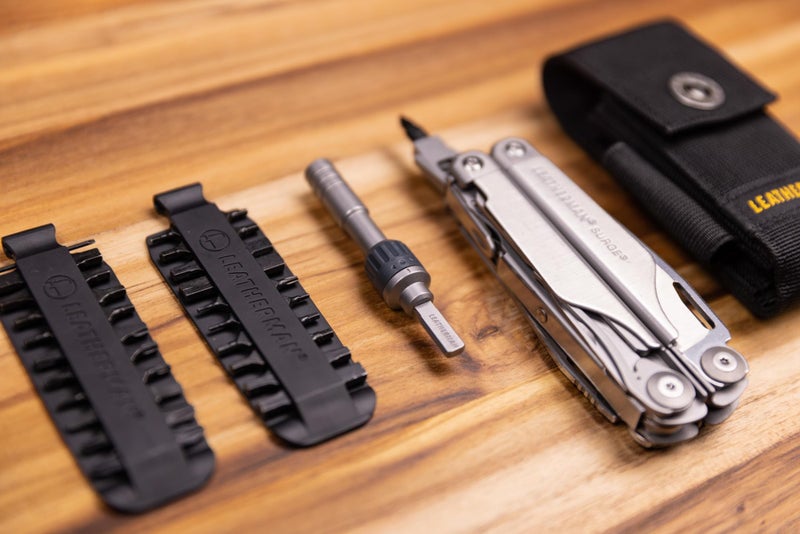 Leatherman, Ratchet driver, fits both Leatherman flat bits and standard Â¼ inch bits. - Image 1