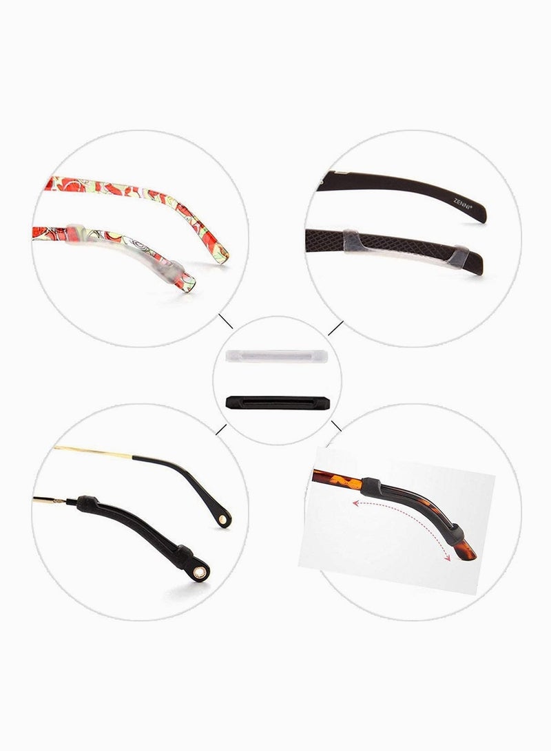 27 Pairs Eyeglasses Repair kit Adhesive Eyeglass Nose Pads Silicone Anti-Slip Glasses, Glasses Nose Grips, Hook Grip Holder Silicone Anti-Slip Round Eyeglass Retainer - Image 4