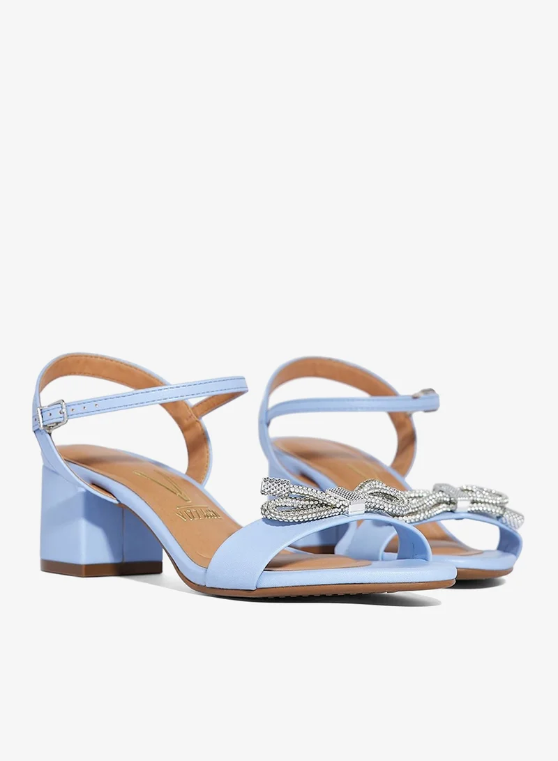 VIZZANO  Ivy Ankle Strap Mid Heel Sandals for Women | Best Price UAE