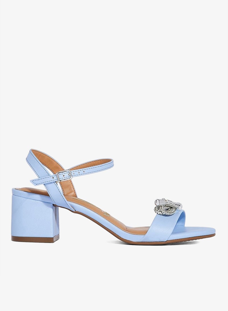 فيزانو صنادل بكعب متوسط وحزام كاحل من آيفي - Image 1