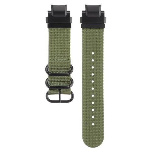 Shangshi nylon watch band Strap Compatible with for Casio GA-1000 GW-4000 GW-A1000 G-1400 GA-1100 (green) - Image 4