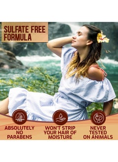 Pure Nature Lux Spa Argan Oil Shampoo and Conditioner Set - Sulfate Free Moroccan Care with Keratin - For Curly, Straight, Dry and Damaged Hair - Moisturizing, Hydrating, Anti Frizz Salon Technology  - Image 3