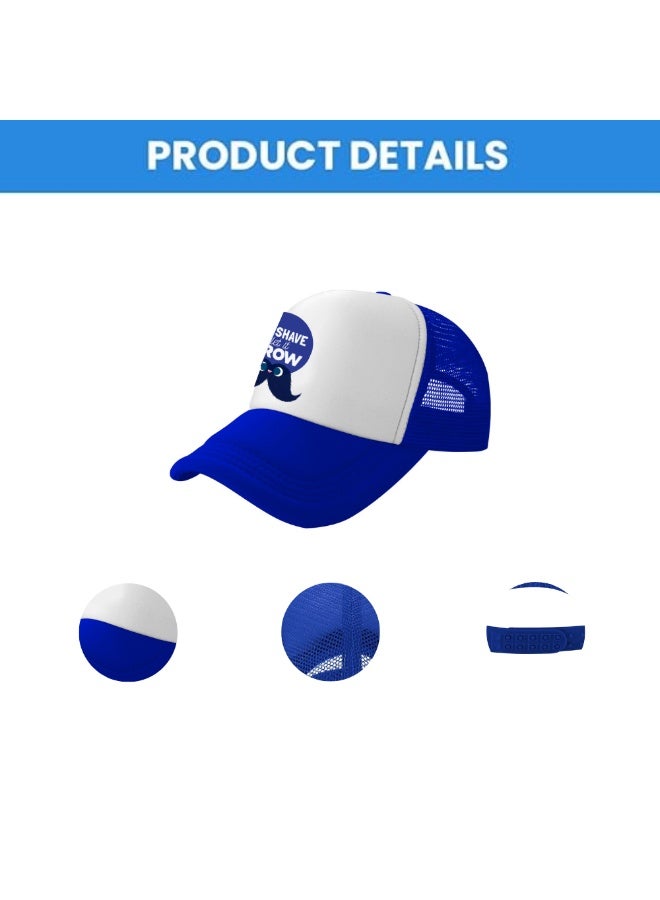 برينت شوب فور مي طقم موفمبر للأولاد - تيشيرت وقبعة وشريط للتوعية بحملة موفمبر - تيشيرت قطني بأكمام قصيرة ورقبة مستديرة - مثالي للمناسبات المدرسية - Image 4