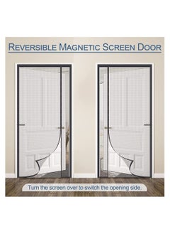 Magnetic Screen Door, Size 100cm x 210cm, Reversible Left Right Side Opening, Fireproof Material Not, Thicker Fiberglass Mesh, Pets Friendly Door for Living Room Bedroom Kitchen - pzsku/Z00D115FE53E65802FD1DZ/45/_/1689154573/290f07d3-b0c8-4227-80c6-6cb9fc44323f