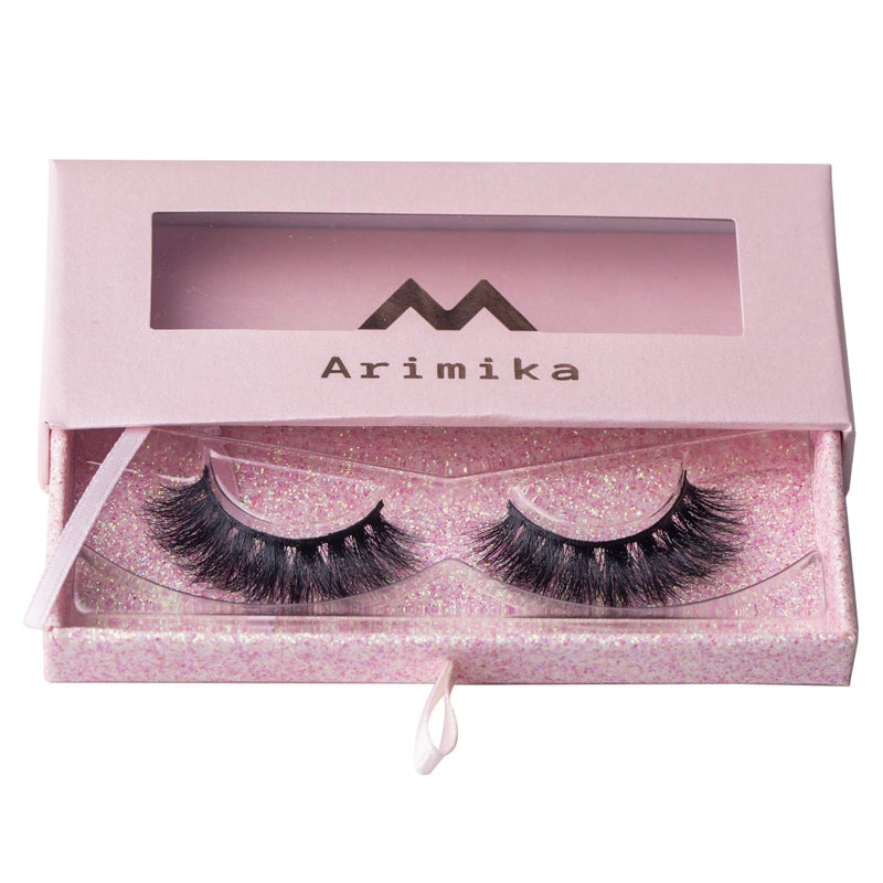 Arimika 3 Packs Fluffy Long Thick Dramatic Look Handmade Reusable 3D Mink False Eyelashes D008 - Image 4