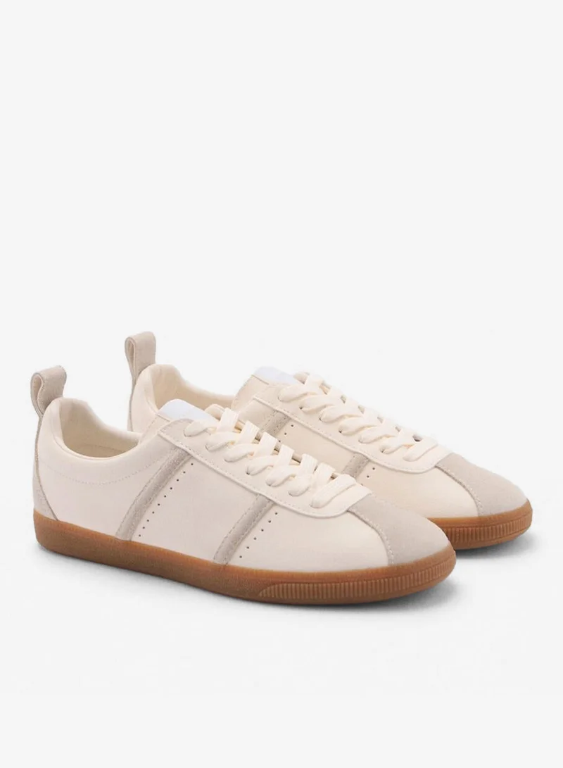 Mango  Contrast panel sneakers for Women | Best Price UAE