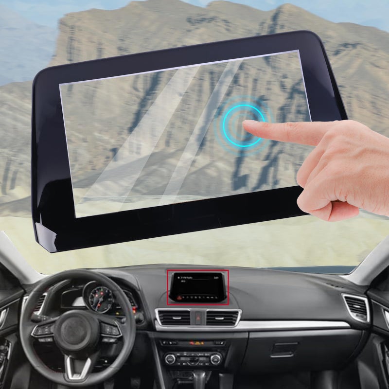 شاشة تعمل باللمس Getfarway 7 B61A611J0 متوافقة مع مازدا 3 2017 2018 نظام الملاحة GPS استبدال B61A611J0 B61A611J0A B61A611J0B BJS7669C0E BJS7669C0L BANF669C0D