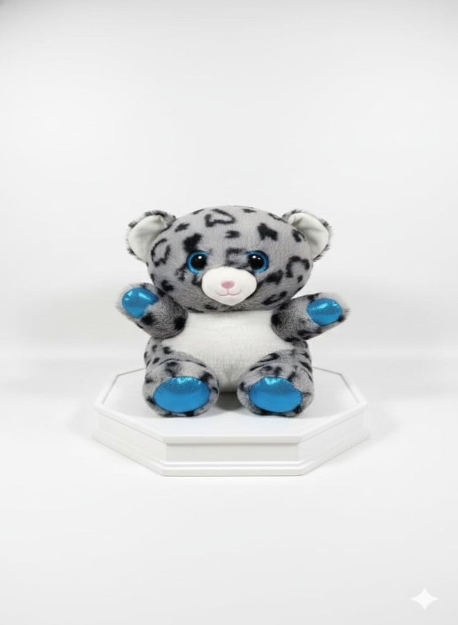 STRIDERS دمية فهد سترايدرز القطيفة ذات العيون الكبيرة | جرو محشو لطيف | حيوان أليف محبوب للبنات والأولاد | لعبة قطيفة ناعمة للعب والتجميع - 25 سم - Image 1