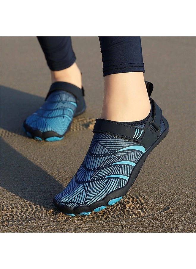 ShebSheb Non-Slip Men's Barefoot Water Shoes,Quick Dry Wide Toe Breathable Swimming Shoes  - Image 1