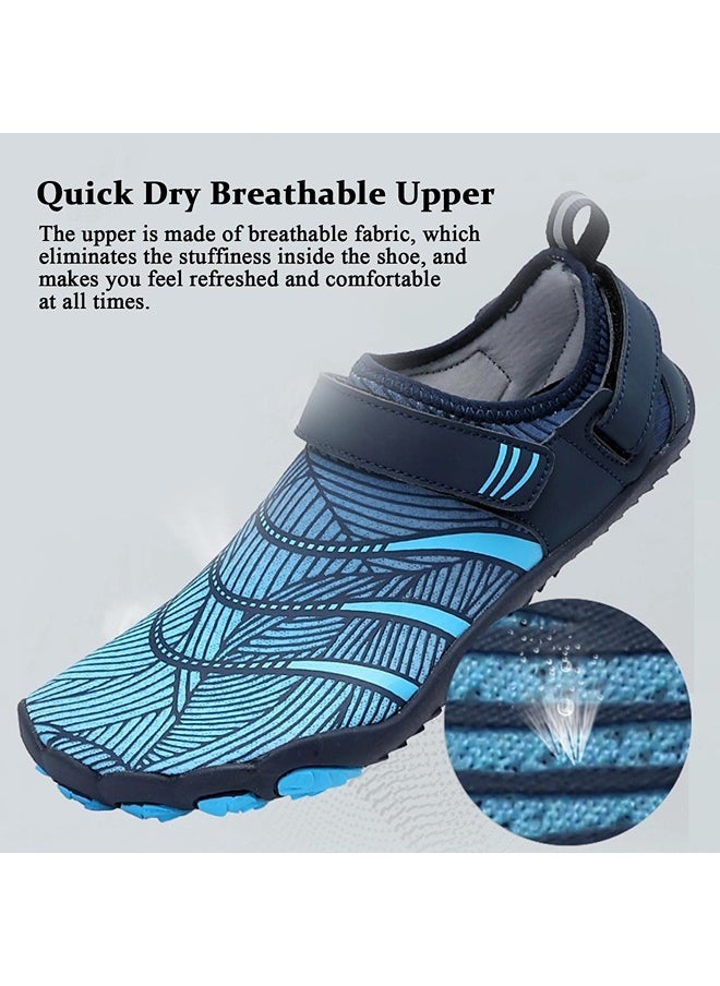 ShebSheb Non-Slip Men's Barefoot Water Shoes,Quick Dry Wide Toe Breathable Swimming Shoes  - Image 2