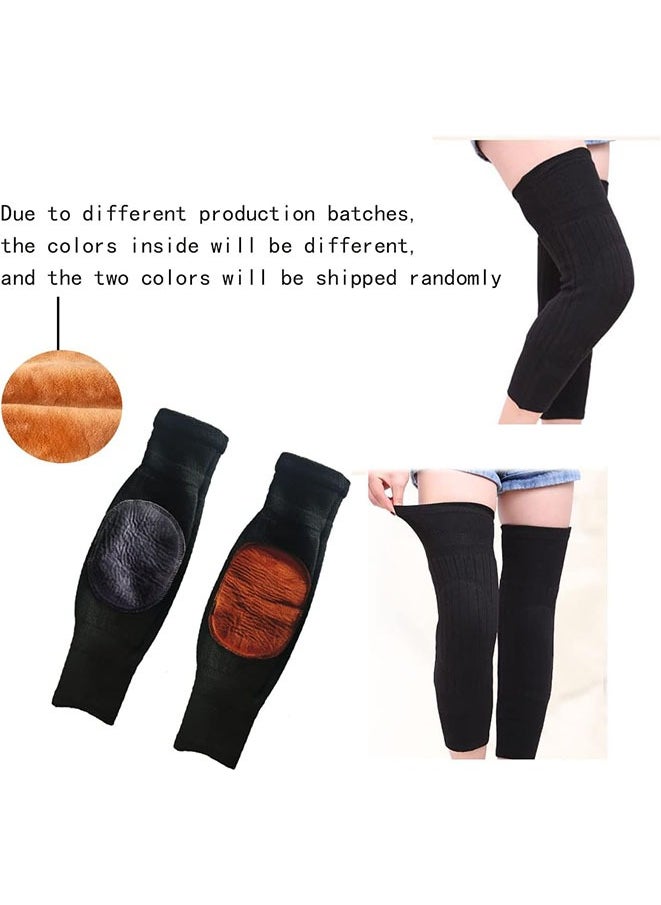 Unisex Cashmere Knee Brace Pads Knee Warmers Thicken Lengthen Breathable Elastic Knee Sleeves Support Protector(Brown) - pzsku/Z00D14779138D434D2C71Z/45/_/1725604625/0b23ffcf-3f2d-4eaf-b02a-652e324388cf