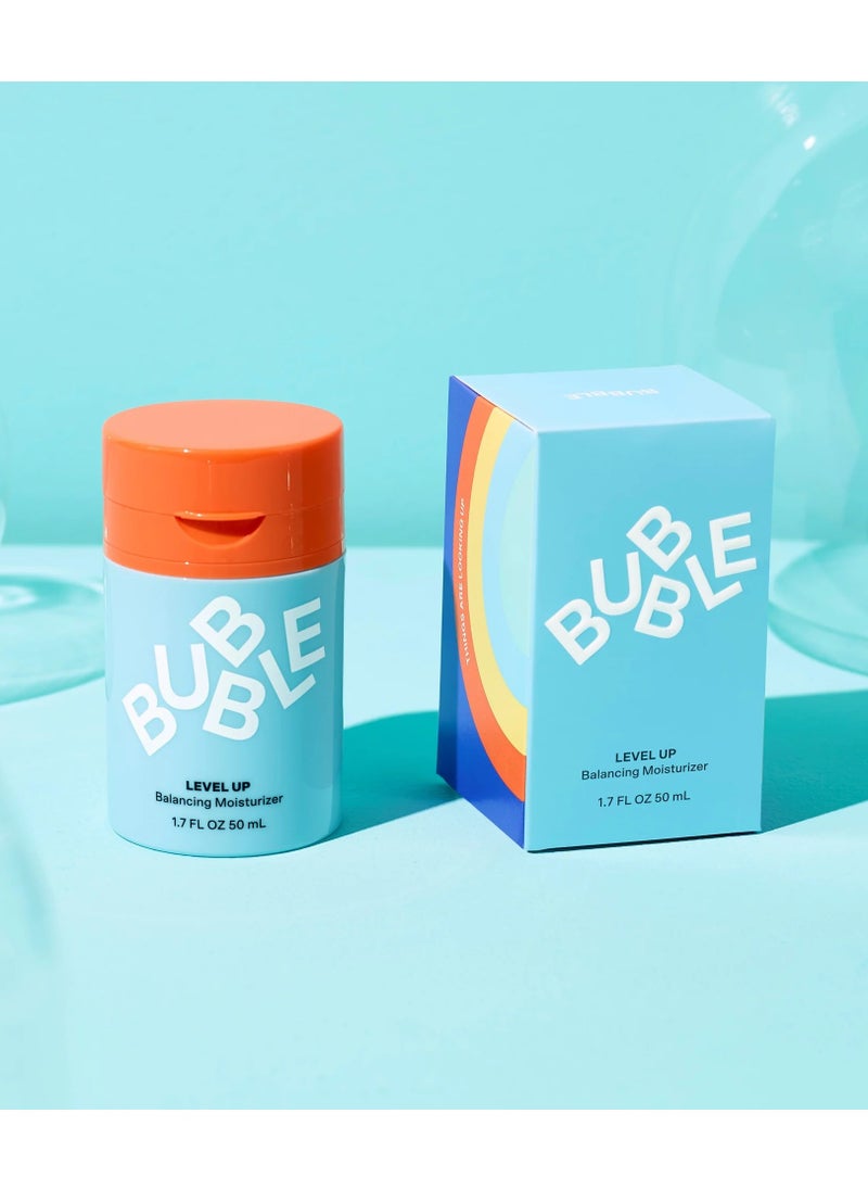 Bubble Skincare Level Up Balancing Face Moisturizer - Hydrating Gel Moisturizer Formulated(50ml)