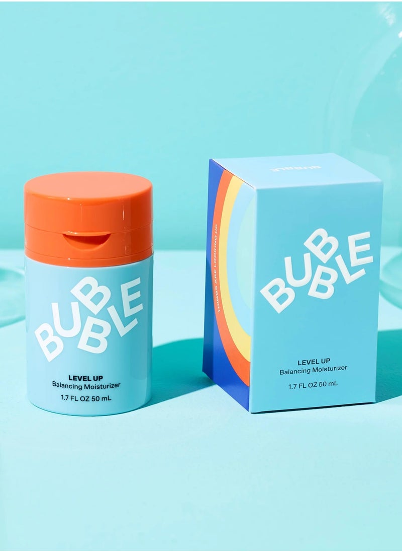 Bubble Skincare Level Up Balancing Face Moisturizer - Hydrating Gel Moisturizer Formulated(50ml)