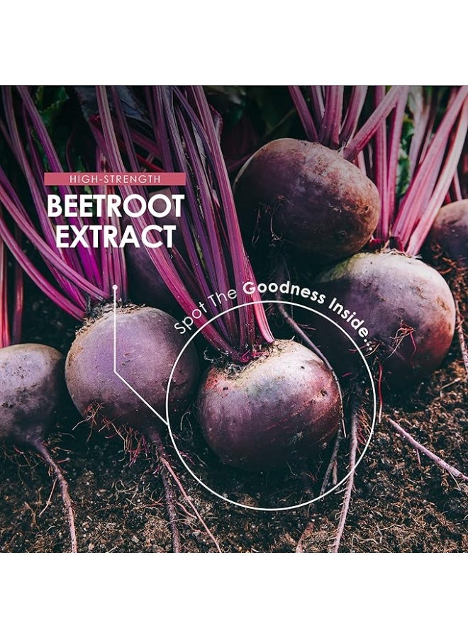 ALPHA01 Organic Beet Root 7500 mg – Supports Blood Flow, Heart Health & Energy, Made in UK, 90 Capsules - Image 3