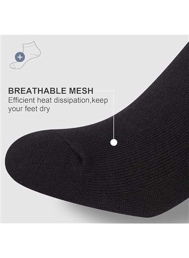 HOOKOR 8 Pairs No Show Men Socks, Low Cut Ankle Sock, Men Short Socks Casual Cotton Socks - Image 3