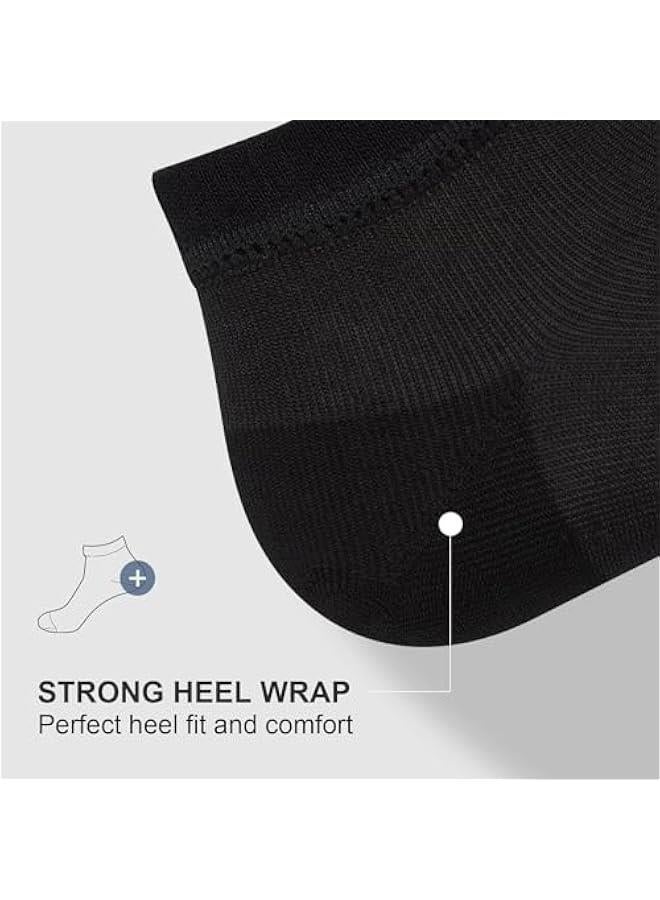 HOOKOR 8 Pairs No Show Men Socks, Low Cut Ankle Sock, Men Short Socks Casual Cotton Socks - Image 4