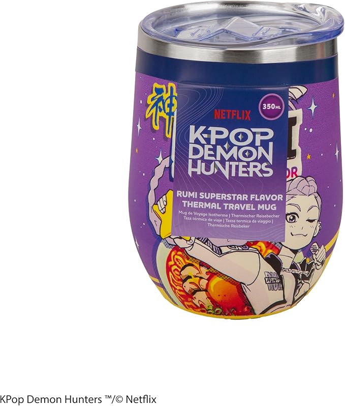 KPOP CR : KPOP Demon Hunters - Rumi Superstar Flavor - Travel Mug - Image 3