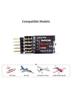 RADIOLINK Bymea V2.0 Rc Flight Controller Airplane Stabilizer With Gyro 6 Flight Modes 4 Channels For A560 Stunt 3D Fixedwing Airplane Straight Wing Jet Ttail Aircraft And More  - Image 4
