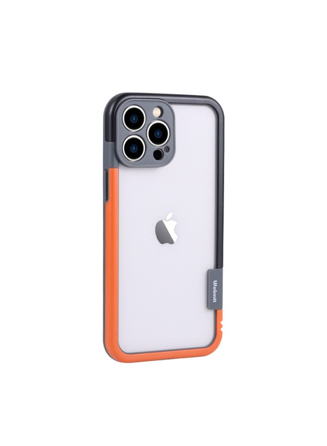 Phone Case Fashion Frame Heat Dissipation Breathable For Apple Drop-resistant Protective Case  iPhone 14 