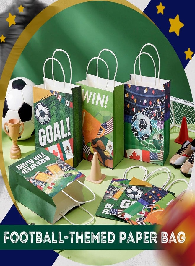 Sabary 48 Pack 2026 Soccer Party Gift Bags, North America Football Tournament Treat Bags, Sports Goodie Gift Bag for Fans Watch Party Favors, Tailgate & Birthday Supplies - Image 5