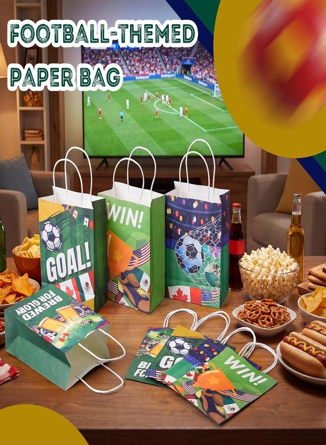 Sabary 48 Pack 2026 Soccer Party Gift Bags, North America Football Tournament Treat Bags, Sports Goodie Gift Bag for Fans Watch Party Favors, Tailgate & Birthday Supplies - Image 4